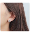 Silver Hoop Earring HO-2614